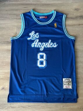 Kobe Bryant Los Angeles #8 Blue Basketball Jersey